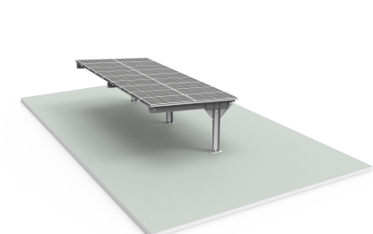 Single Post Solar Carport Mount